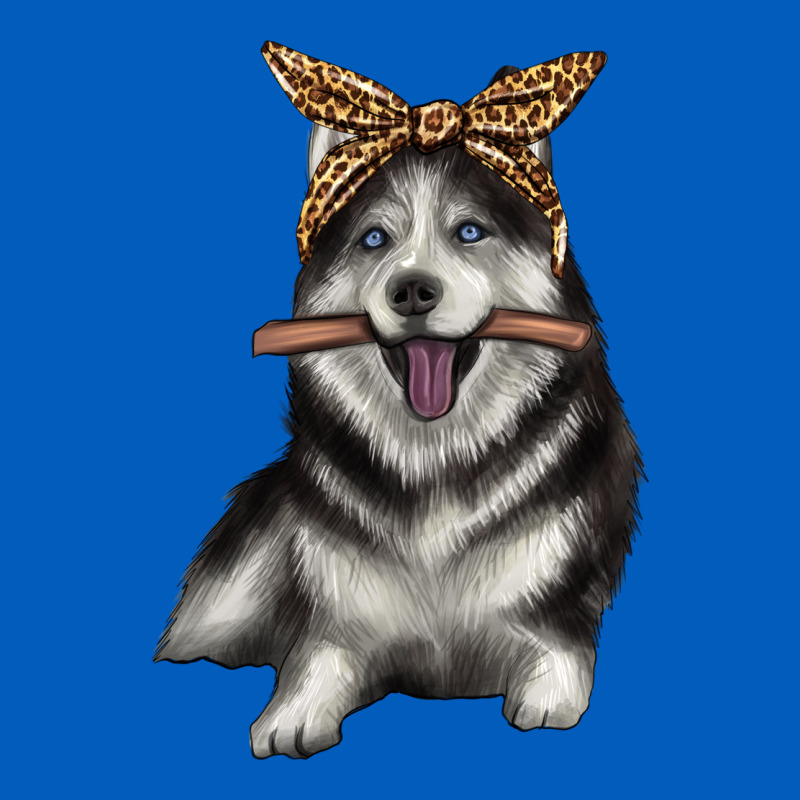 Alaskan Husky With Bandeau Urban Hoodie by texasbilliewilder | Teevron