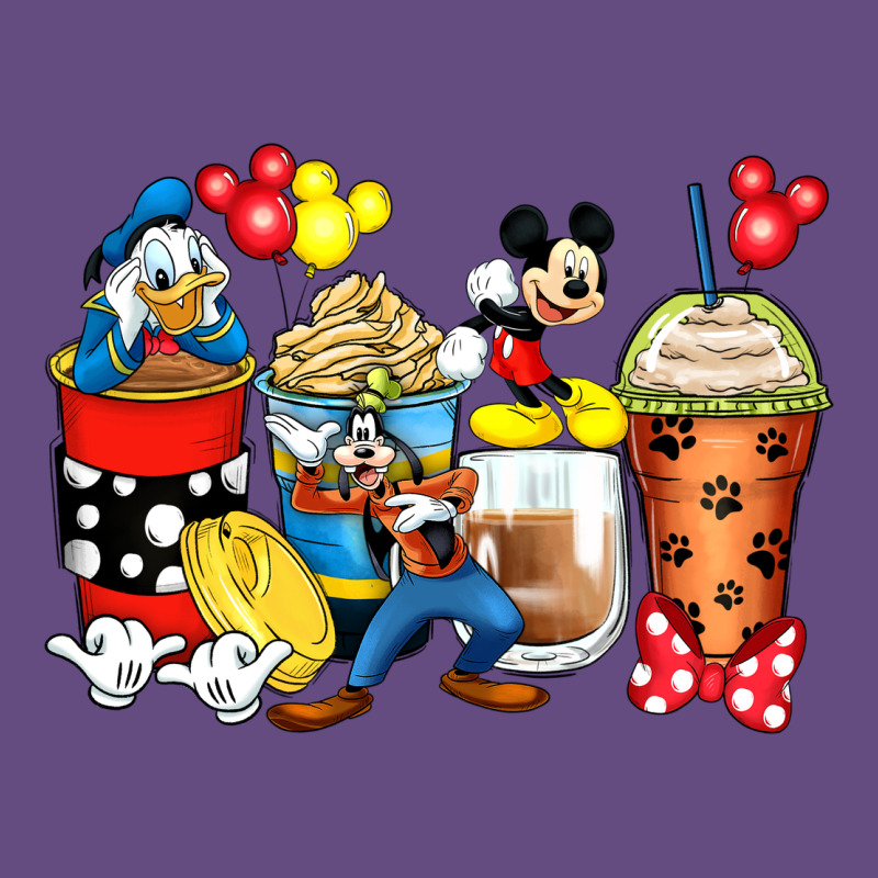 Cartoon Characters Coffee Cups Vintage Hoodie by Zillion Design Studio | Teevron