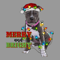 Merry And Bright Pitbull Vintage Hoodie | Teevron