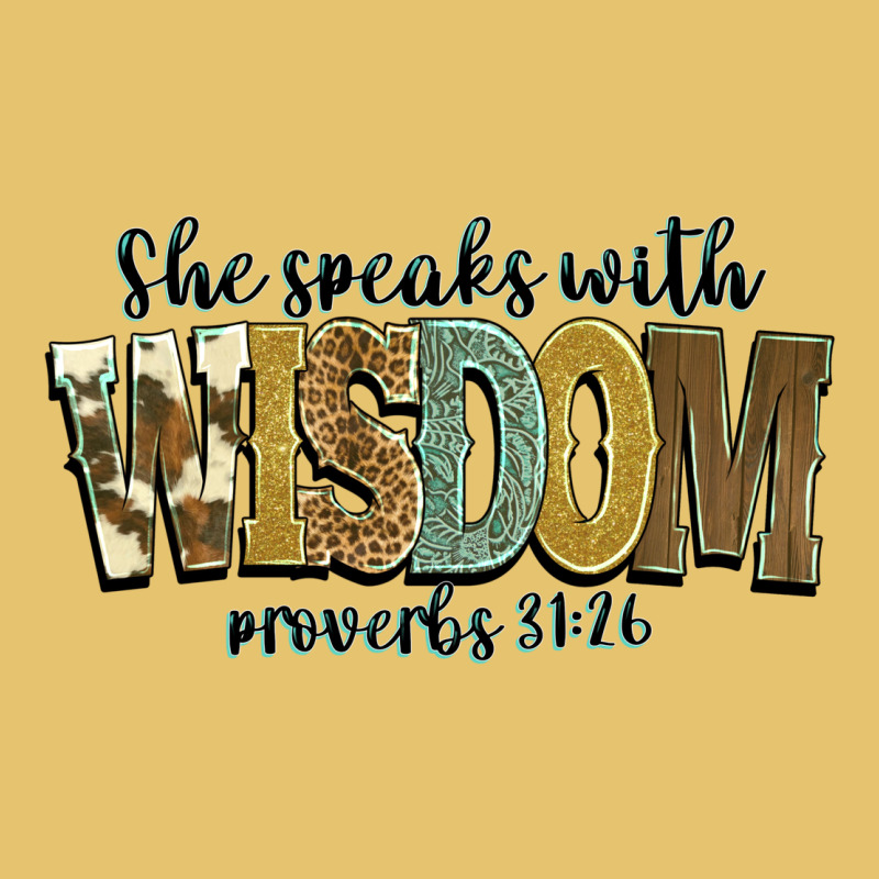 She Speaks With Wisdom Proverbs 31 26 Premium Sweatshirt by NancyCooperArtShop | Teevron