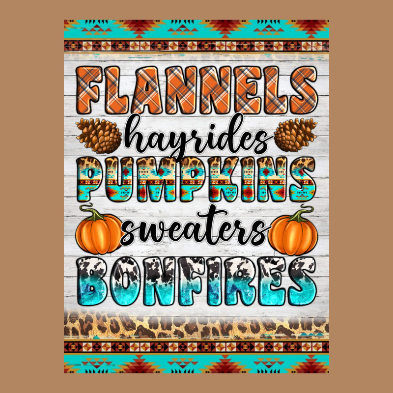 Flannels Hayrides Pumpkins Sweaters Bonfires Long Sleeve Tee by Artiststas | Teevron