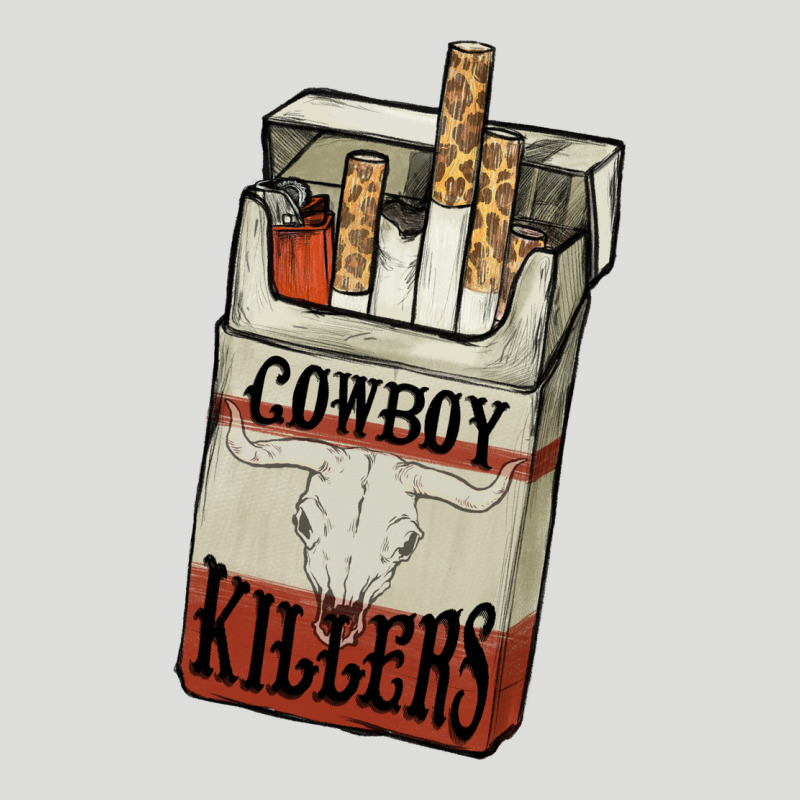 Cowboy Killers Cigarette Package Zipper Hoodie by NancyCooperArtShop | Teevron