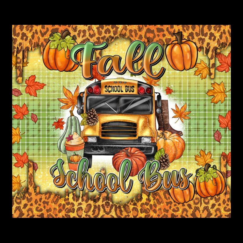 Fall School Bus Urban Hoodie by texasbilliewilder | Teevron