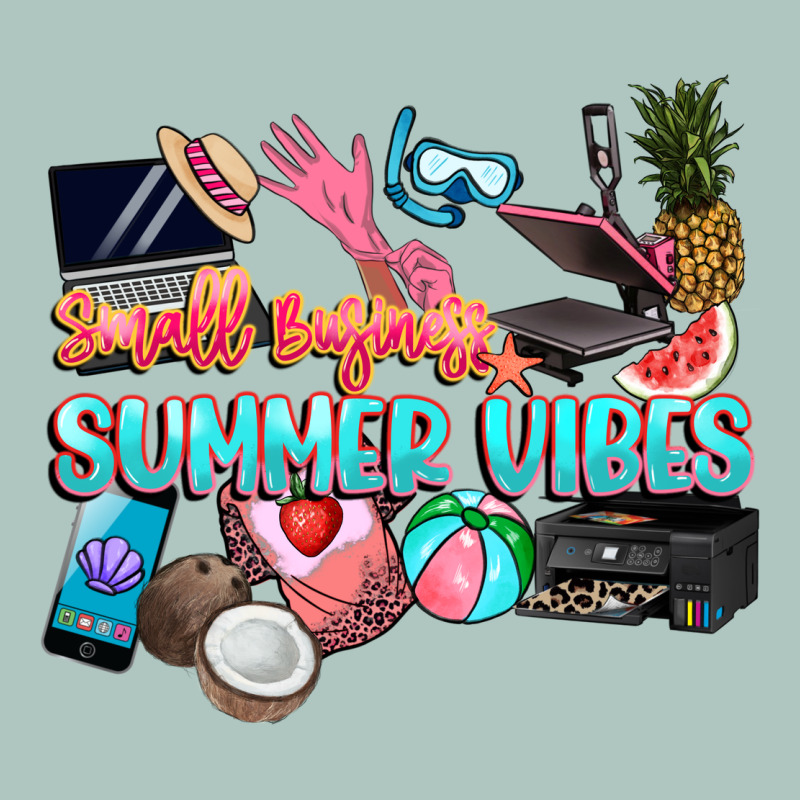 Small Businesses Summer Vibe Premium Sweatshirt by NancyCooperArtShop | Teevron