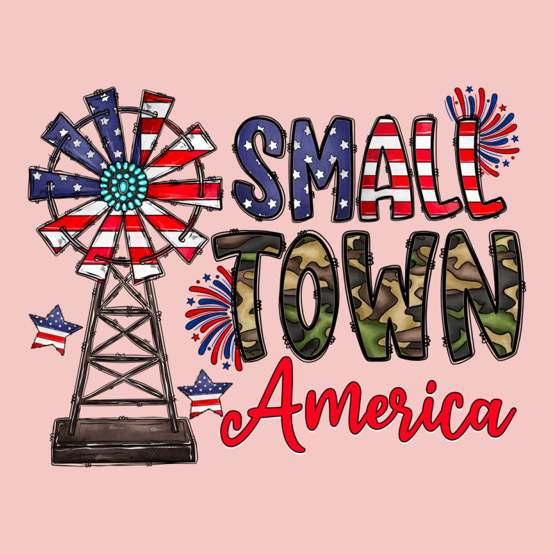 Small Town America Urban Heavy Tee by CowhideDigitalArt | Teevron