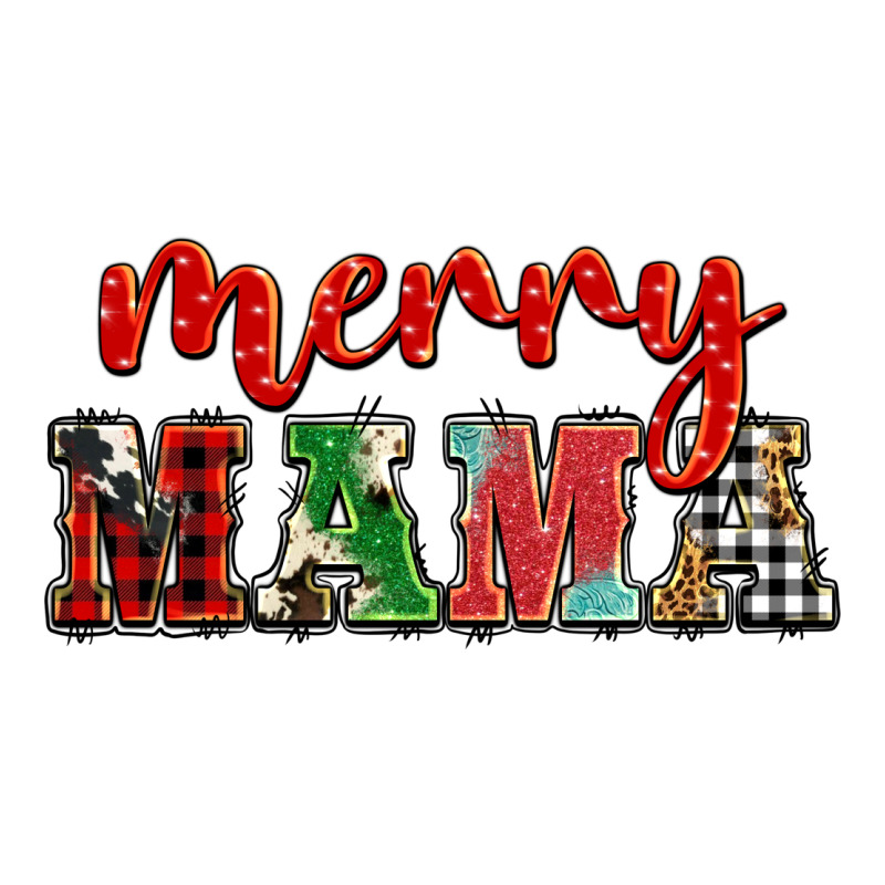 Christmas Merry Mama Premium Tee by BarkalooDesign | Teevron