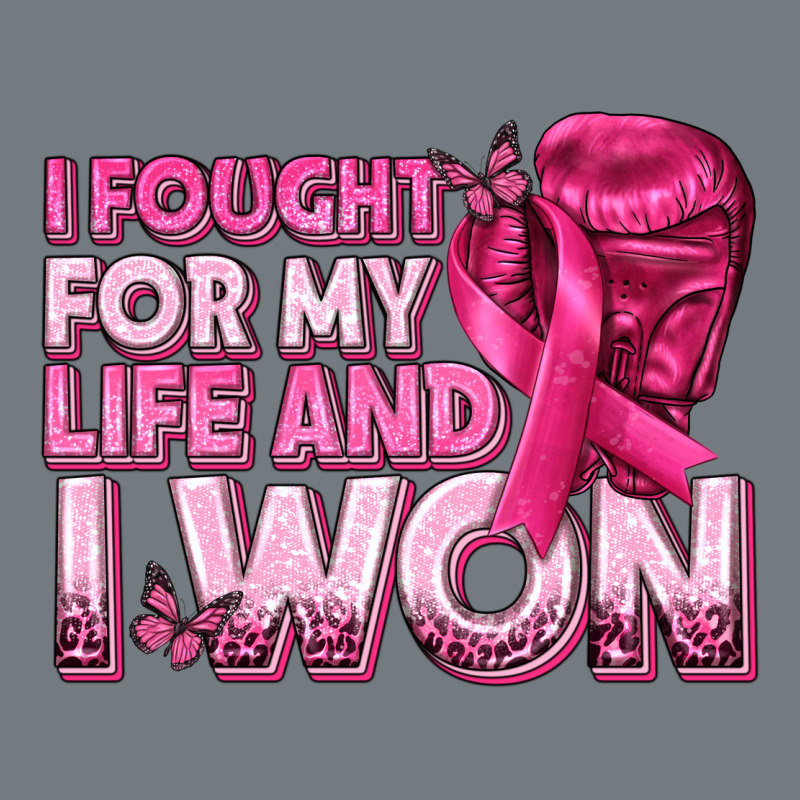 I Fought For My Life And I Won Breast Cancer Heavyweight Sweatshirt by texasbilliewilder | Teevron