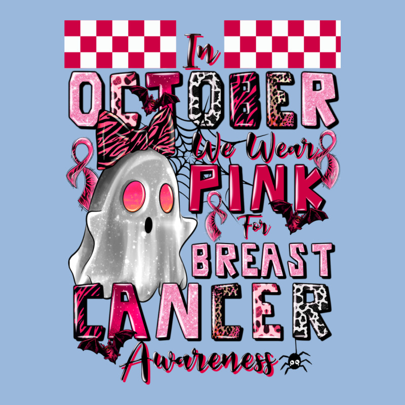 Pink Ghost Breast Cancer Awareness Premium Hoodie by LillyAllenDesigns | Teevron