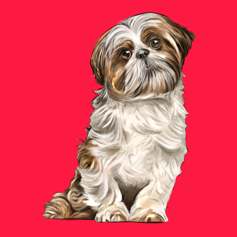 Shih Tzu Dog Zipper Hoodie by LillyAllenDesigns | Teevron