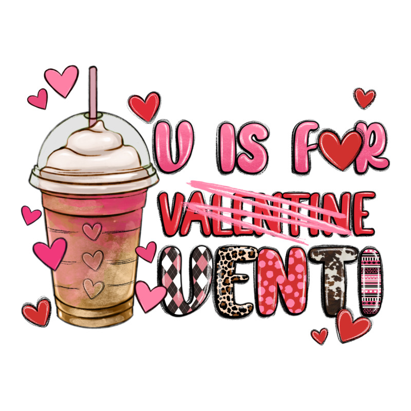 V Is For Valentine Venti Coffee Cup Heavyweight Hoodie by MaliasSmallBusiness | Teevron