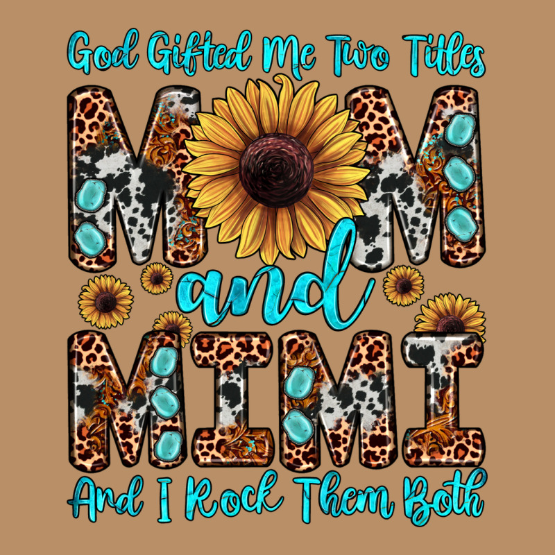 God Gifted Me Two Titles Mom And Mimi  And I Rock Them Both Vintage Hoodie by JahusDesignShop | Teevron