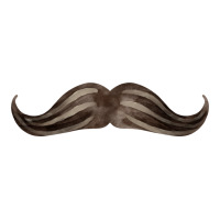 brown moustache fa element | Teevron