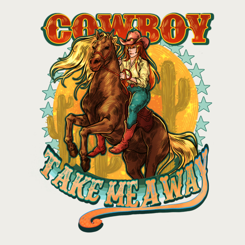 Cowboy Take Me Away Zipper Hoodie by NancyCooperArtShop | Teevron