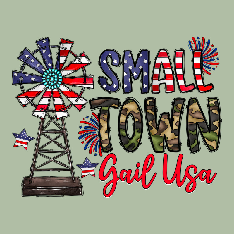 Small Town Gail Usa Urban Heavy Tee by CowhideDigitalArt | Teevron