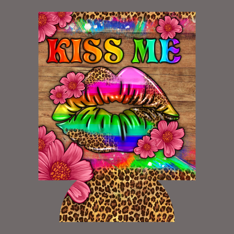 Lgbtq Kiss Me  Can Cooler Urban Heavy Tee by HRA Design Shop | Teevron
