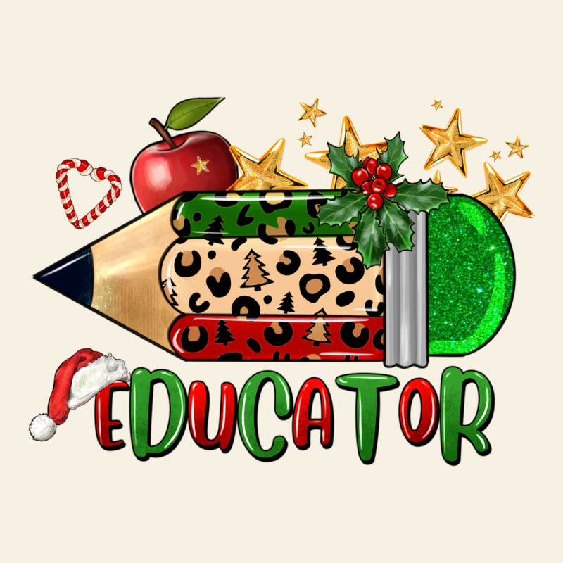 Christmas Educator Pencil Vintage Tee by FaDigitalArtStudio | Teevron