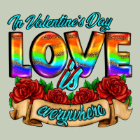 In Valentines Day Love Is Everywhere Ladies Tee | Teevron