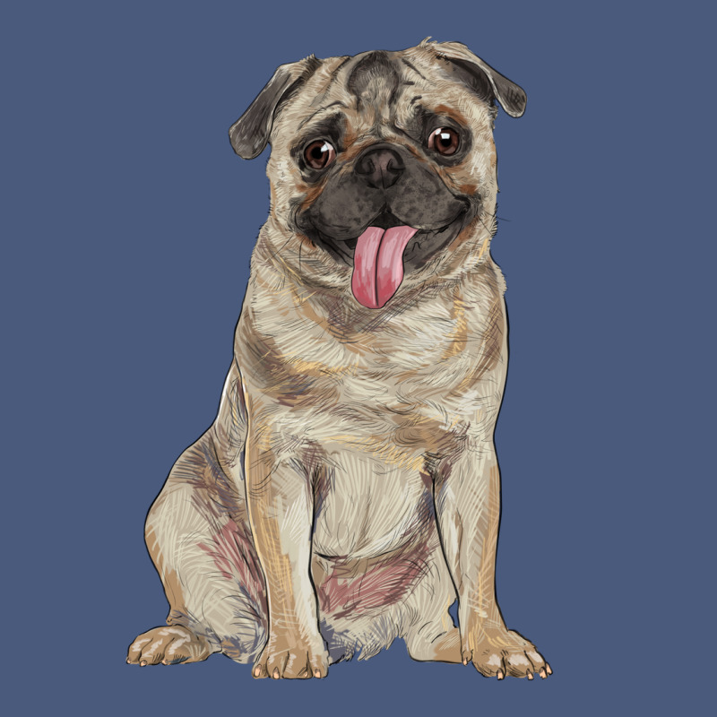 Pug Vintage Hoodie by RanaPortraitStore | Teevron