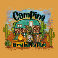 Camping Is My Happy Place Urban Heavy Tee | Teevron