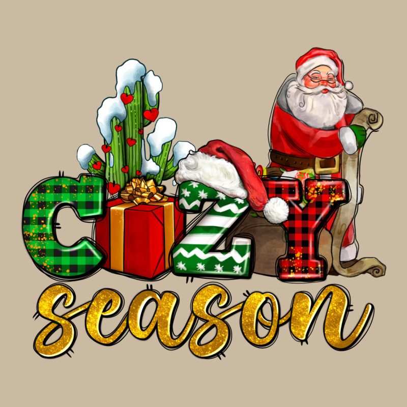 Cozy Season With Santa Christmas Tree Cactus And Gift Long Sleeve Tee by AdoDesignShop | Teevron