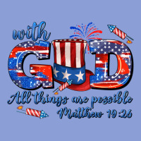 With God All Things Are Possible Usa Long Sleeve Tee | Teevron