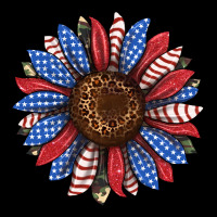 Usa Flag Camouflage Sunflower Long Sleeve Tee | Teevron