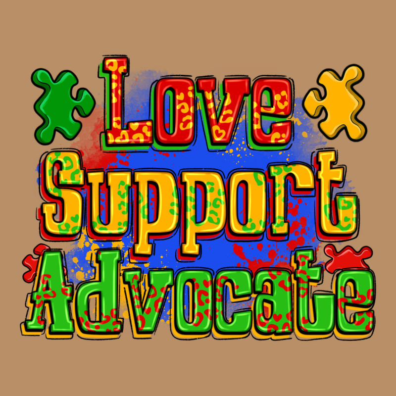 Love Support Advocate Vintage Hoodie by Zillion Design Studio | Teevron