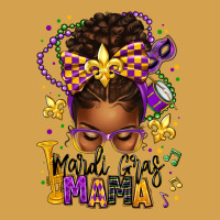 Mardi Gras Mama Afro Messy Bun Urban Hoodie | Teevron