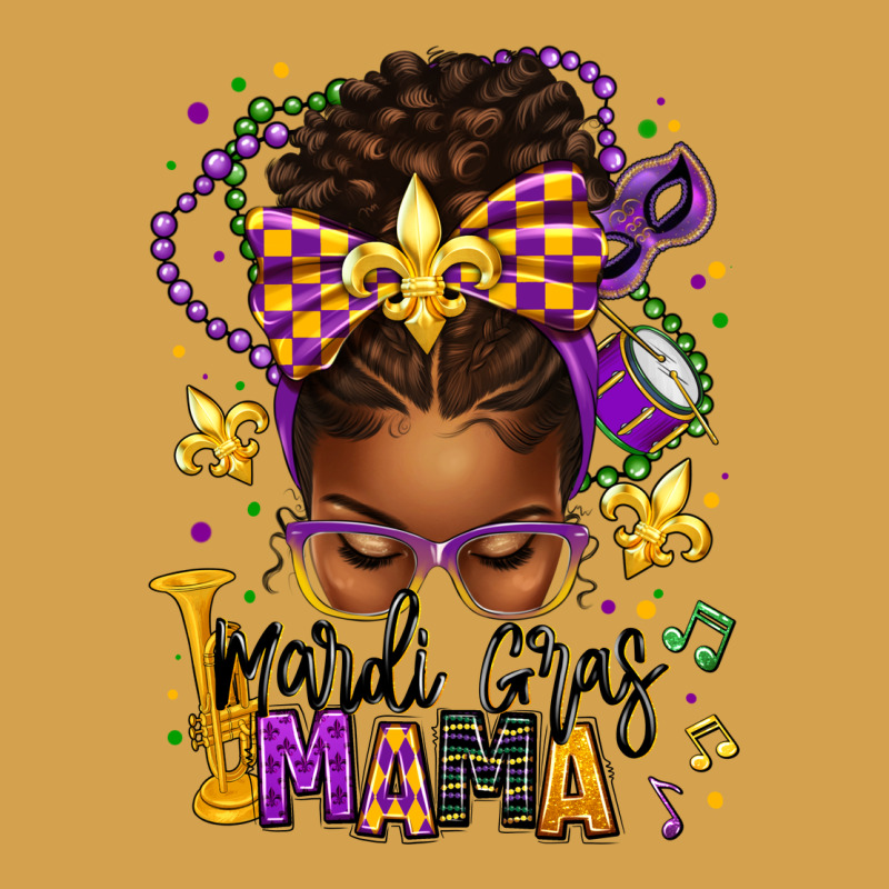 Mardi Gras Mama Afro Messy Bun Urban Hoodie by texasbilliewilder | Teevron