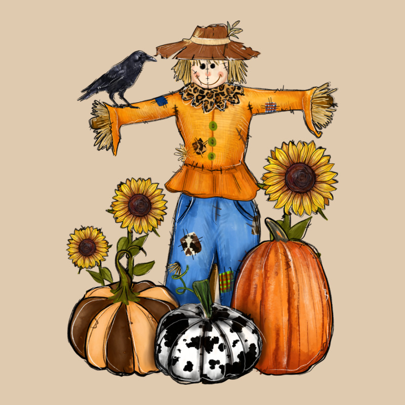 Pumpkin Sunflower Fall Scarecrow Heavyweight Sweatshirt by RanaPortraitStore | Teevron