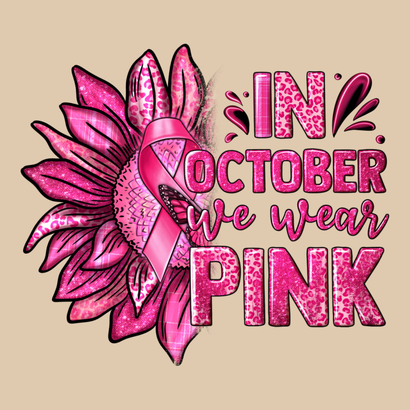 In October We Wear Pink Sunflower Heavyweight Sweatshirt by texasbilliewilder | Teevron