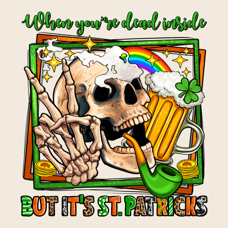 When You're Dead Inside But It's St Patricks Zipper Hoodie by Jasminsmagicworld | Teevron
