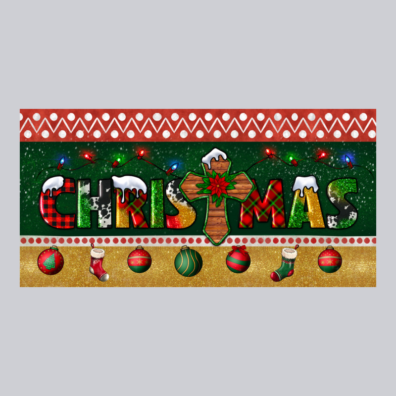 Christmas With Cross License Plate Classic Tee by BundleAndBundleShop | Teevron