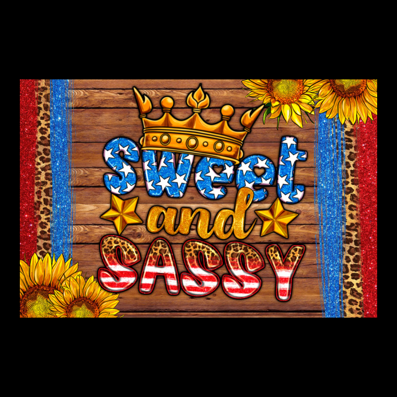 Usa Sweet And Sassy Skinny Metal Can Holder Urban Heavy Tee by HRA Design Shop | Teevron