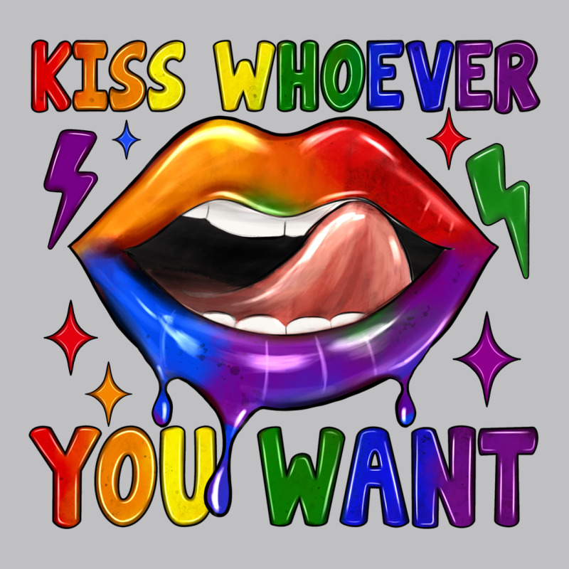 Kiss Whoever You Want Long Sleeve Tee by JahusDesignShop | Teevron