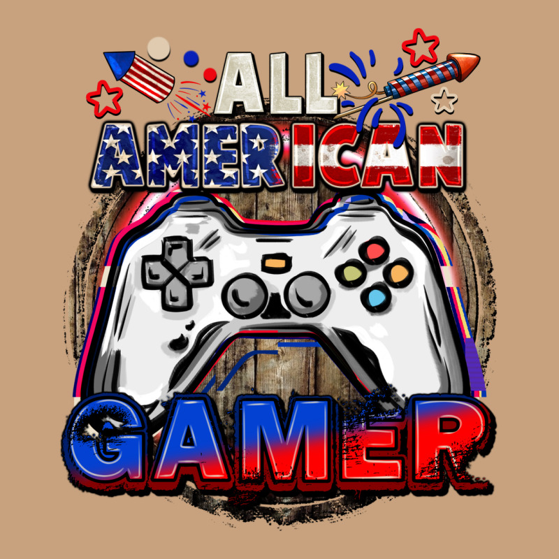All American Gamer 4th Of July Vintage Tee by CowGirlArtShop | Teevron