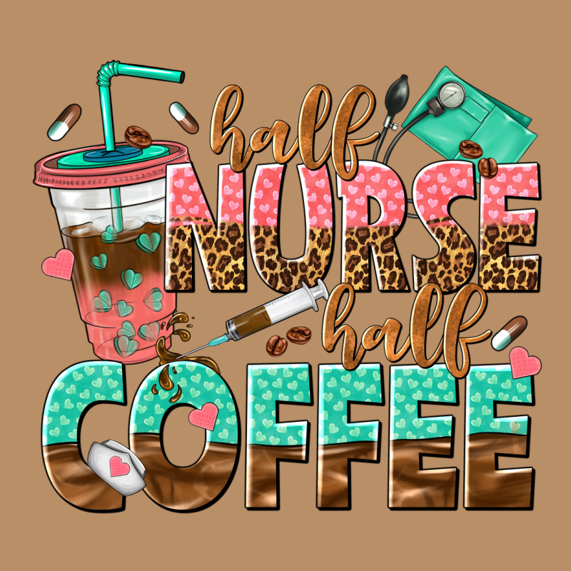 Half Nurse Half Coffee Vintage Hoodie by texasbilliewilder | Teevron