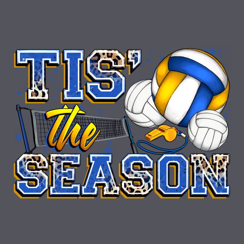 Tis' The Season Volleyball Vintage Hoodie by Zillion Design Studio | Teevron