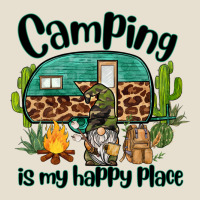 Camping Is My Happy Place Caravan And Gnome Urban Heavy Tee | Teevron