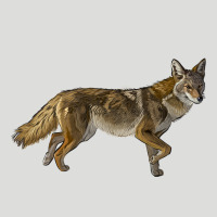 Coyote Zipper Hoodie | Teevron