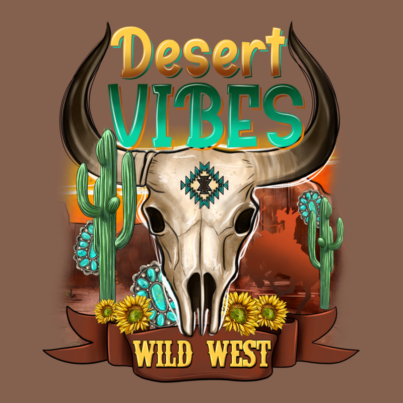 Desert Vibes Wild West Zipper Hoodie by NancyCooperArtShop | Teevron