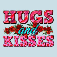 Hugs And Kisses Valentines Ladies Tee | Teevron