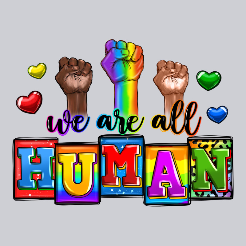 We Are All Human Heavyweight Sweatshirt by Zillion Design Studio | Teevron