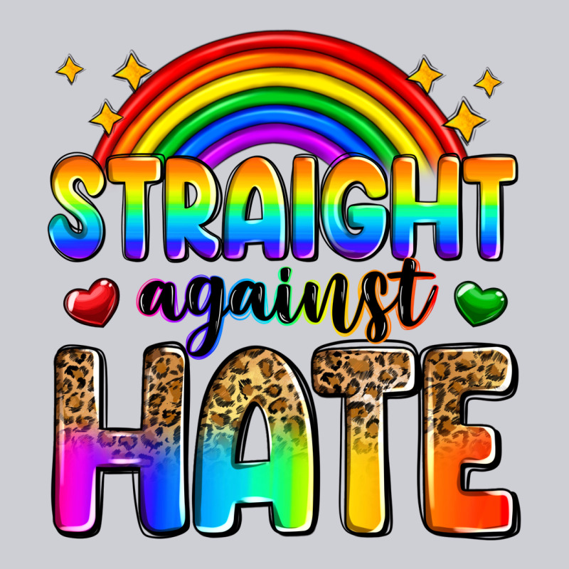 Straight Against Hate Heavyweight Sweatshirt by Zillion Design Studio | Teevron