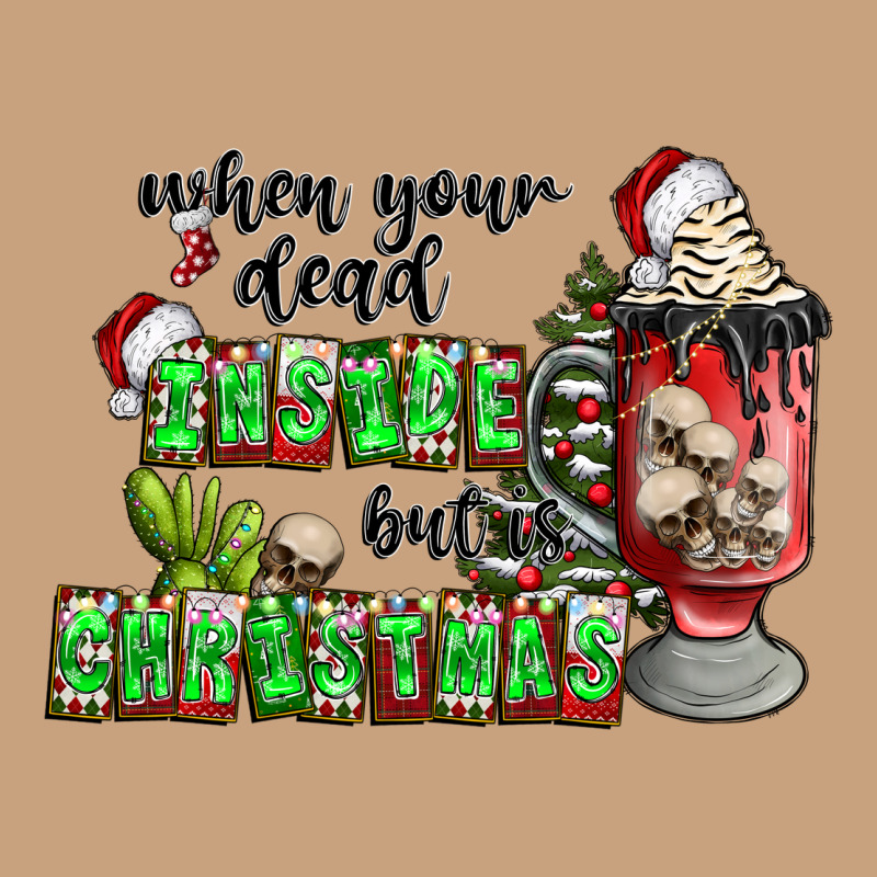 When Your  Dead Insıde But Is Christmas Vintage Tee by CowhideDigitalArt | Teevron