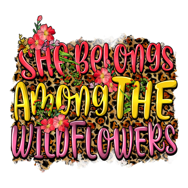 She Belongs Among The Wildflowers Premium Sweatshirt by NancyCooperArtShop | Teevron