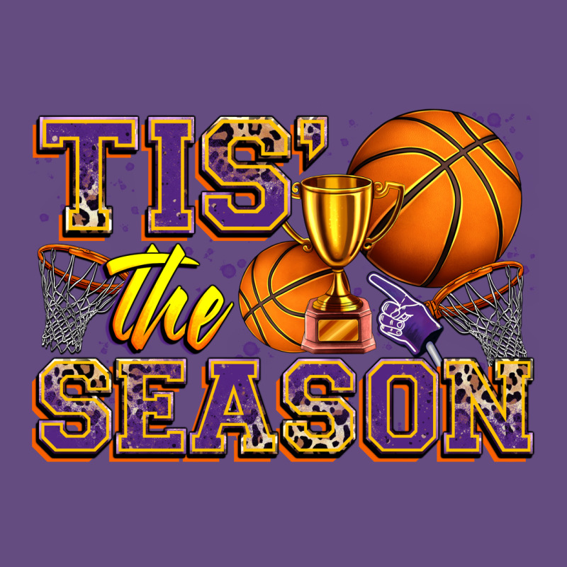 Tis' The Season Basketball Vintage Hoodie by Zillion Design Studio | Teevron