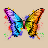 Rainbow Butterfly Heavyweight Sweatshirt | Teevron
