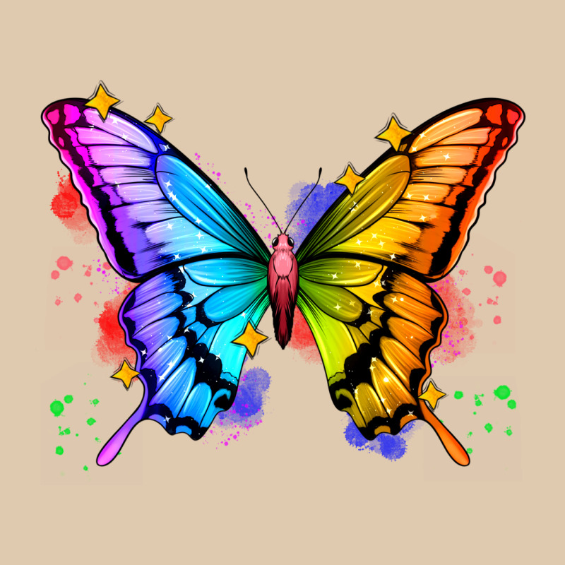 Rainbow Butterfly Heavyweight Sweatshirt by Zillion Design Studio | Teevron