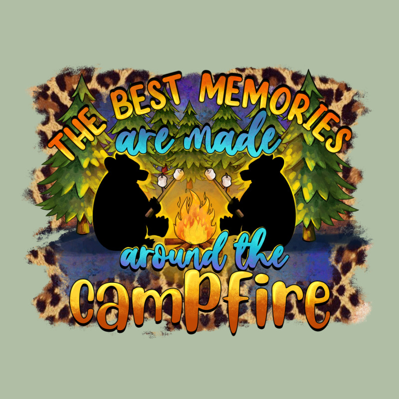 The Best Memories Are Made Around The Campfire Camping Urban Heavy Tee by BarkalooDesign | Teevron